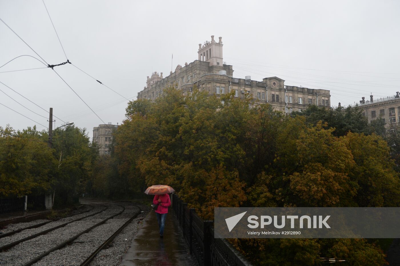 Rain in Moscow