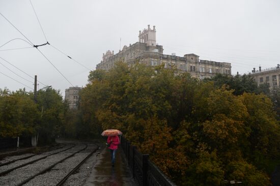 Rain in Moscow