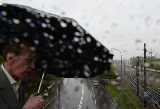 Rain in Moscow