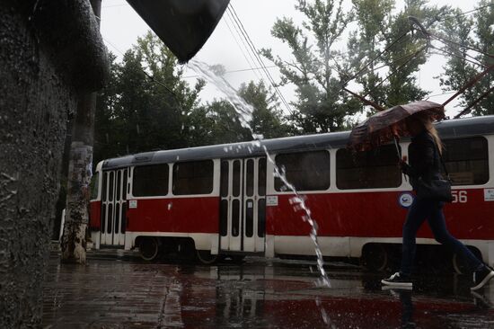 Rain in Moscow