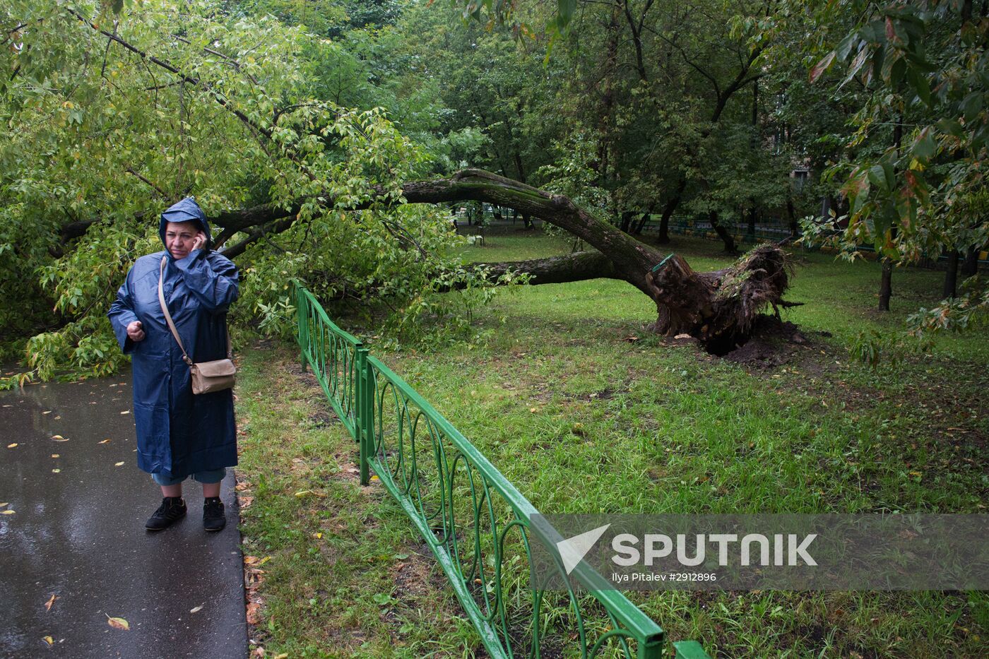 Rain in Moscow