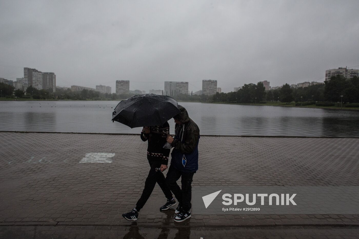 Rain in Moscow