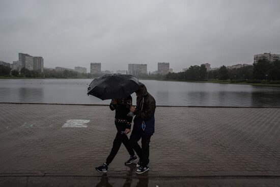 Rain in Moscow