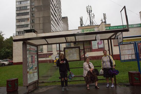 Rain in Moscow