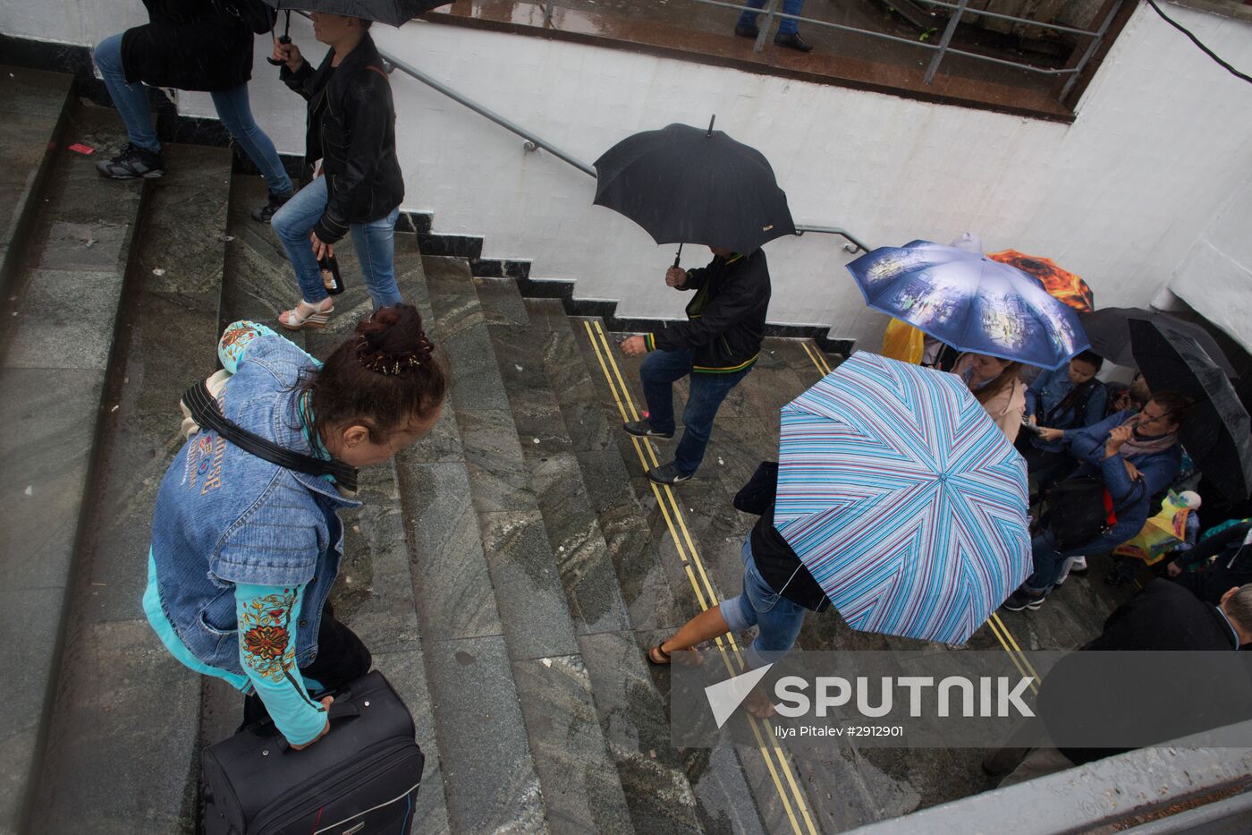 Rain in Moscow