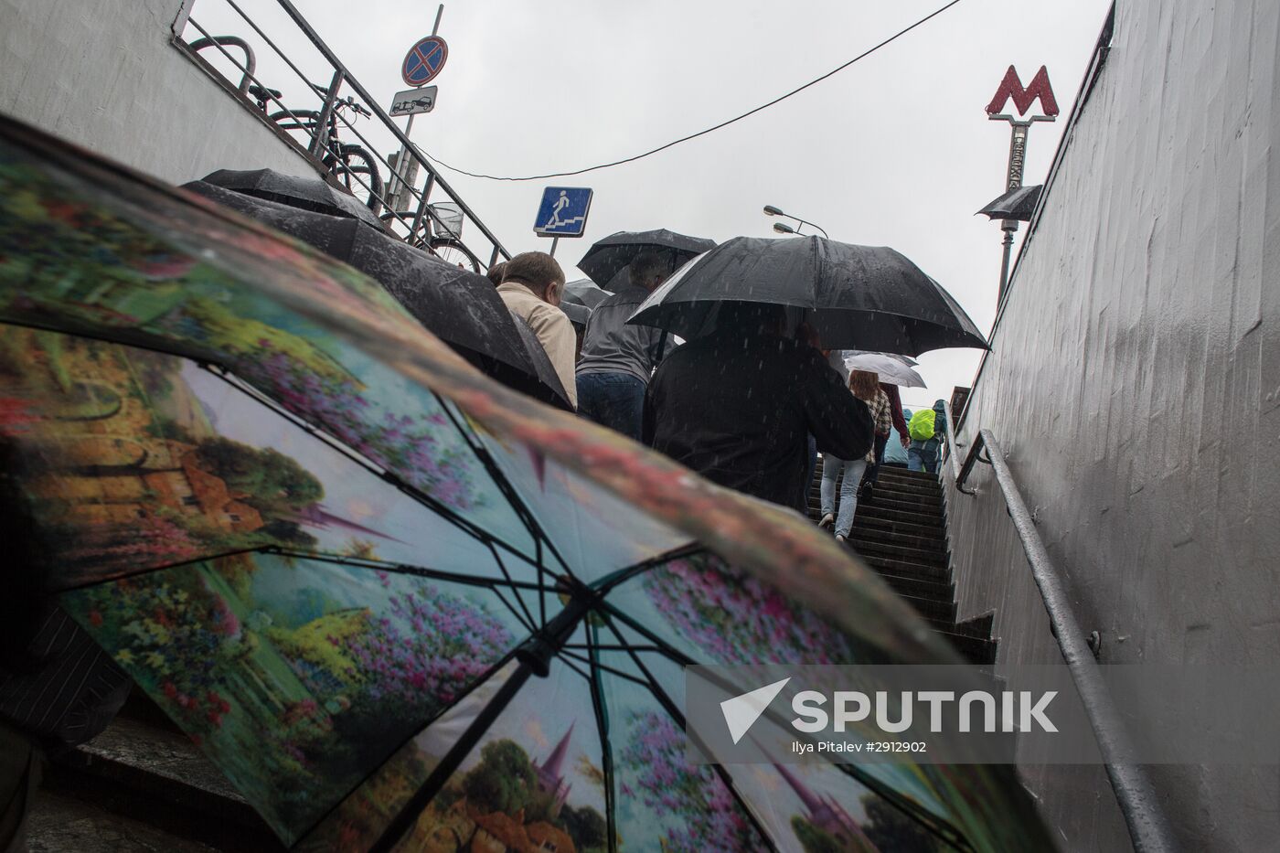 Rain in Moscow
