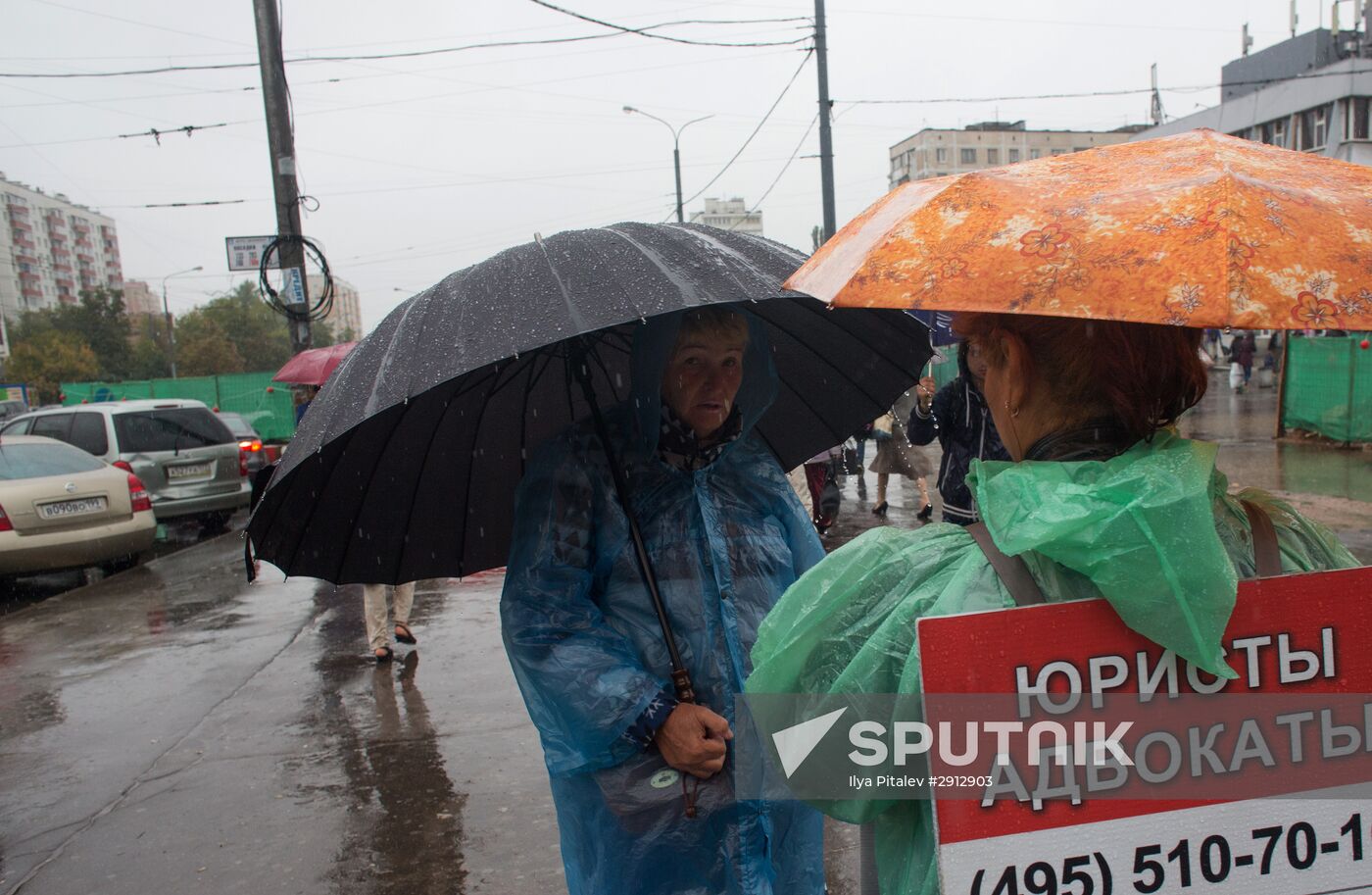 Rain in Moscow