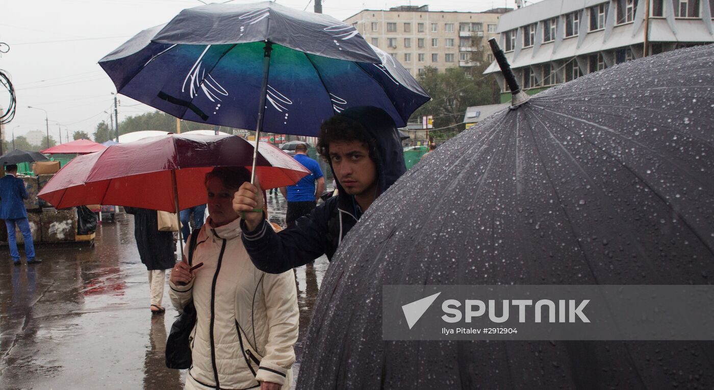 Rain in Moscow