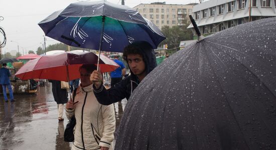 Rain in Moscow