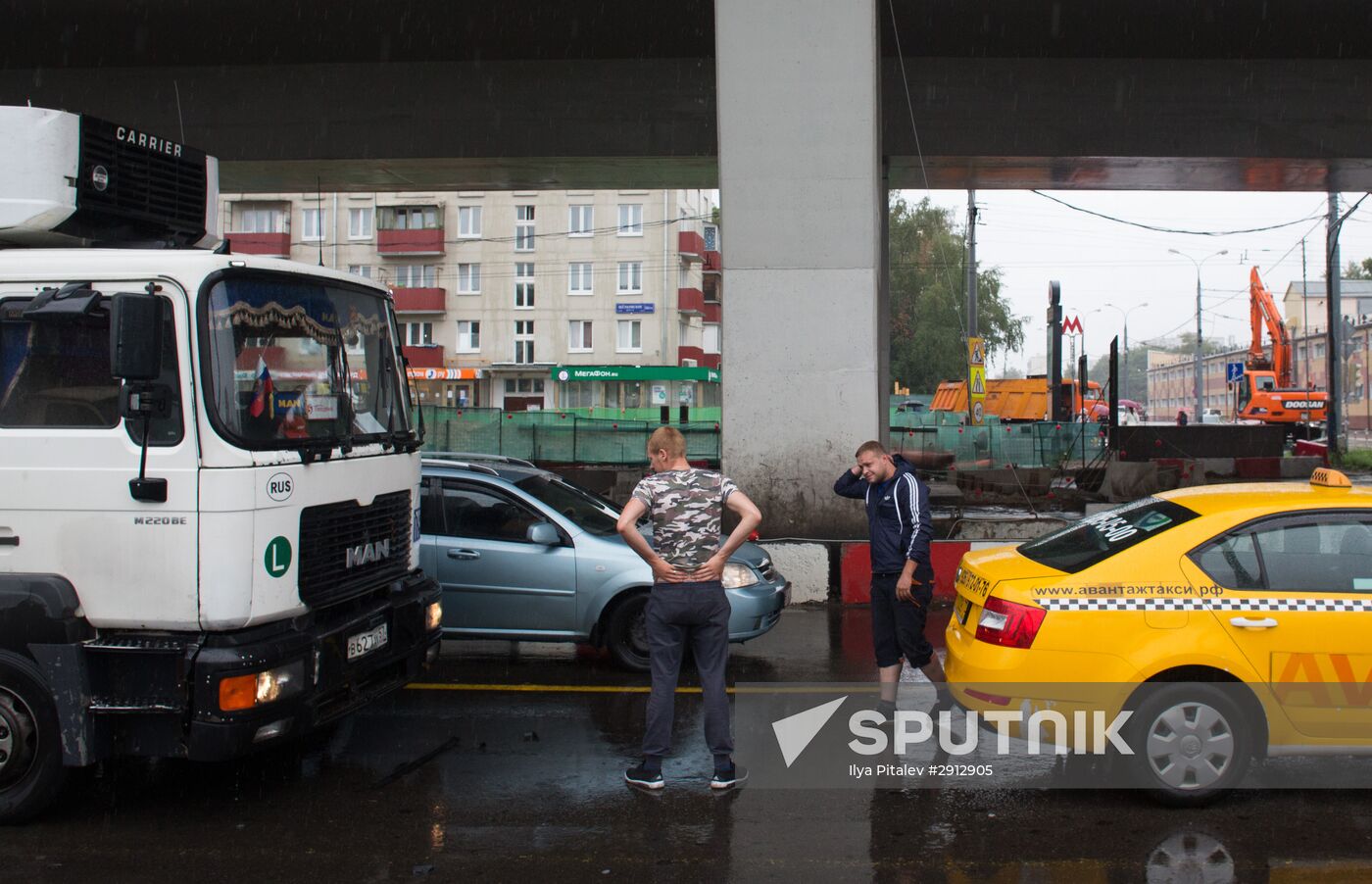 Rain in Moscow