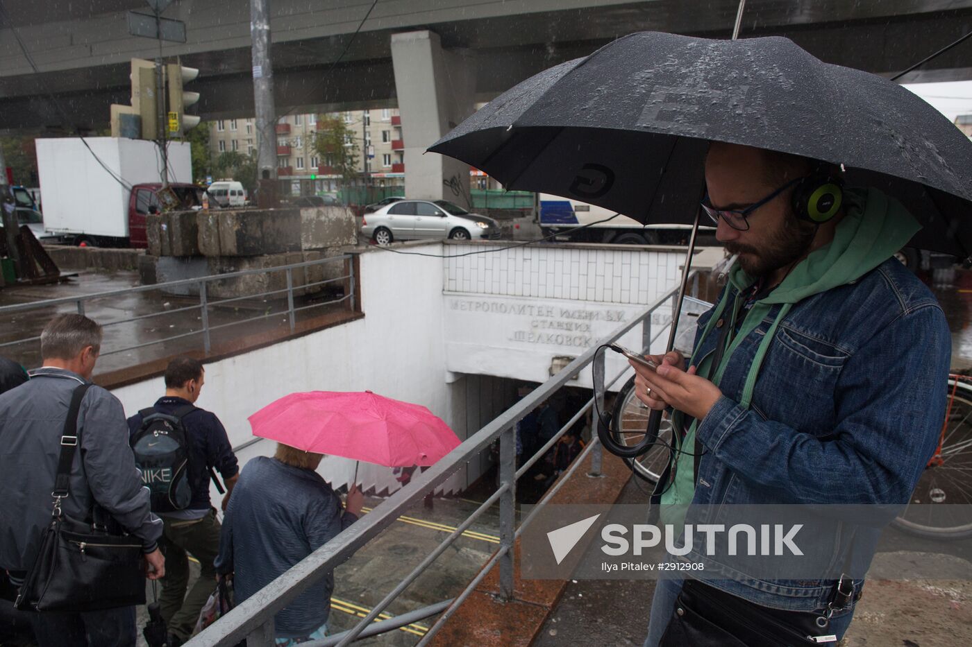 Rain in Moscow