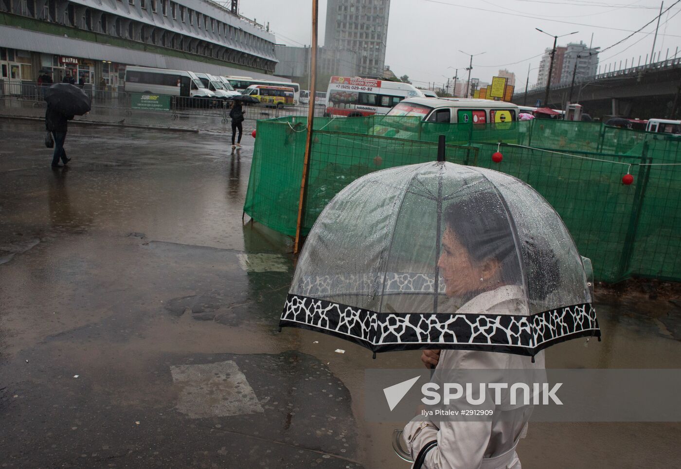 Rain in Moscow