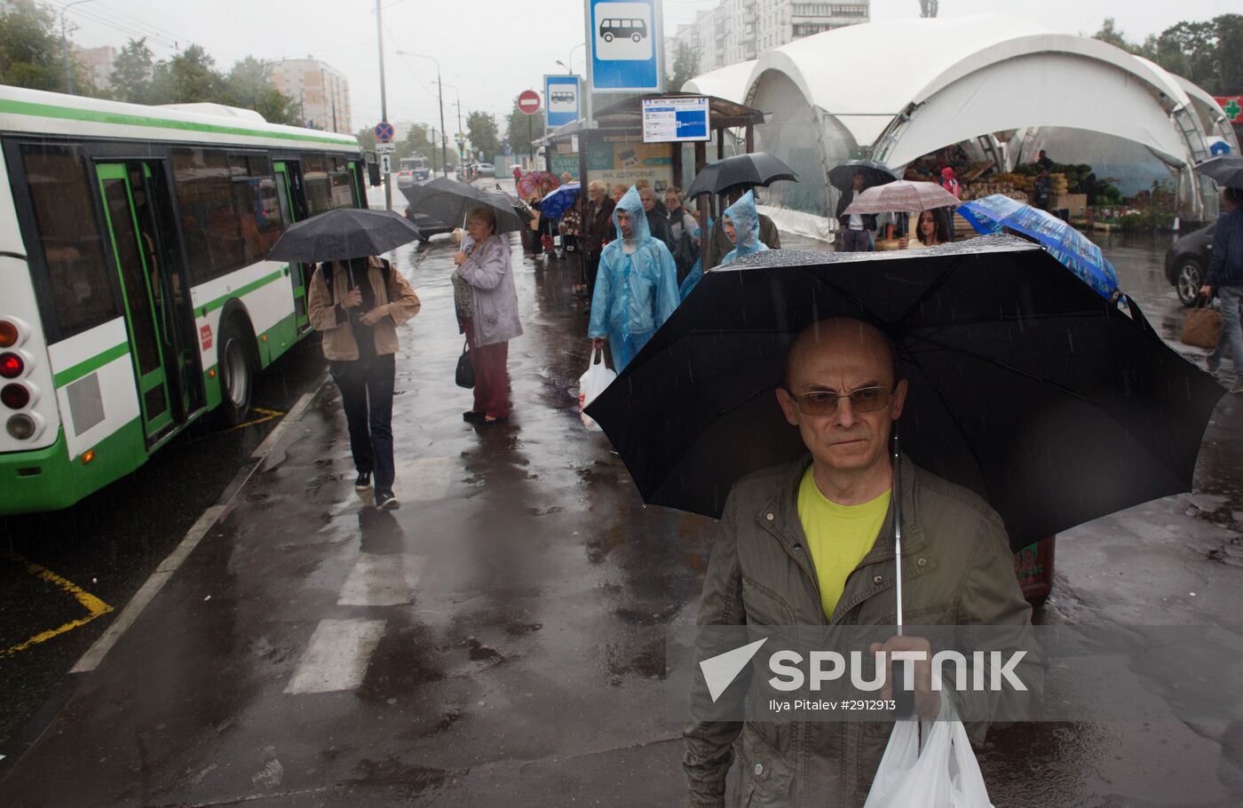 Rain in Moscow