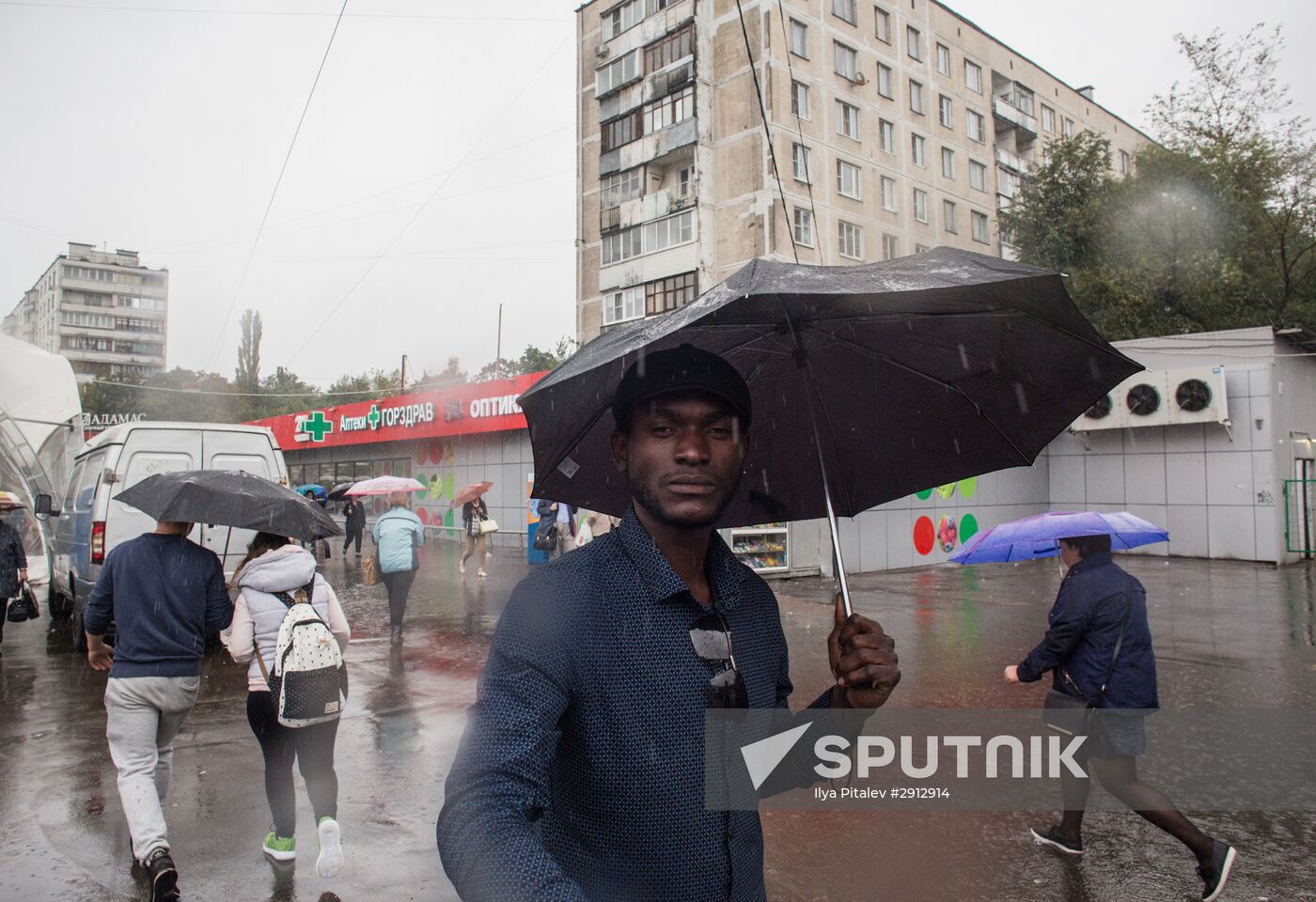 Rain in Moscow