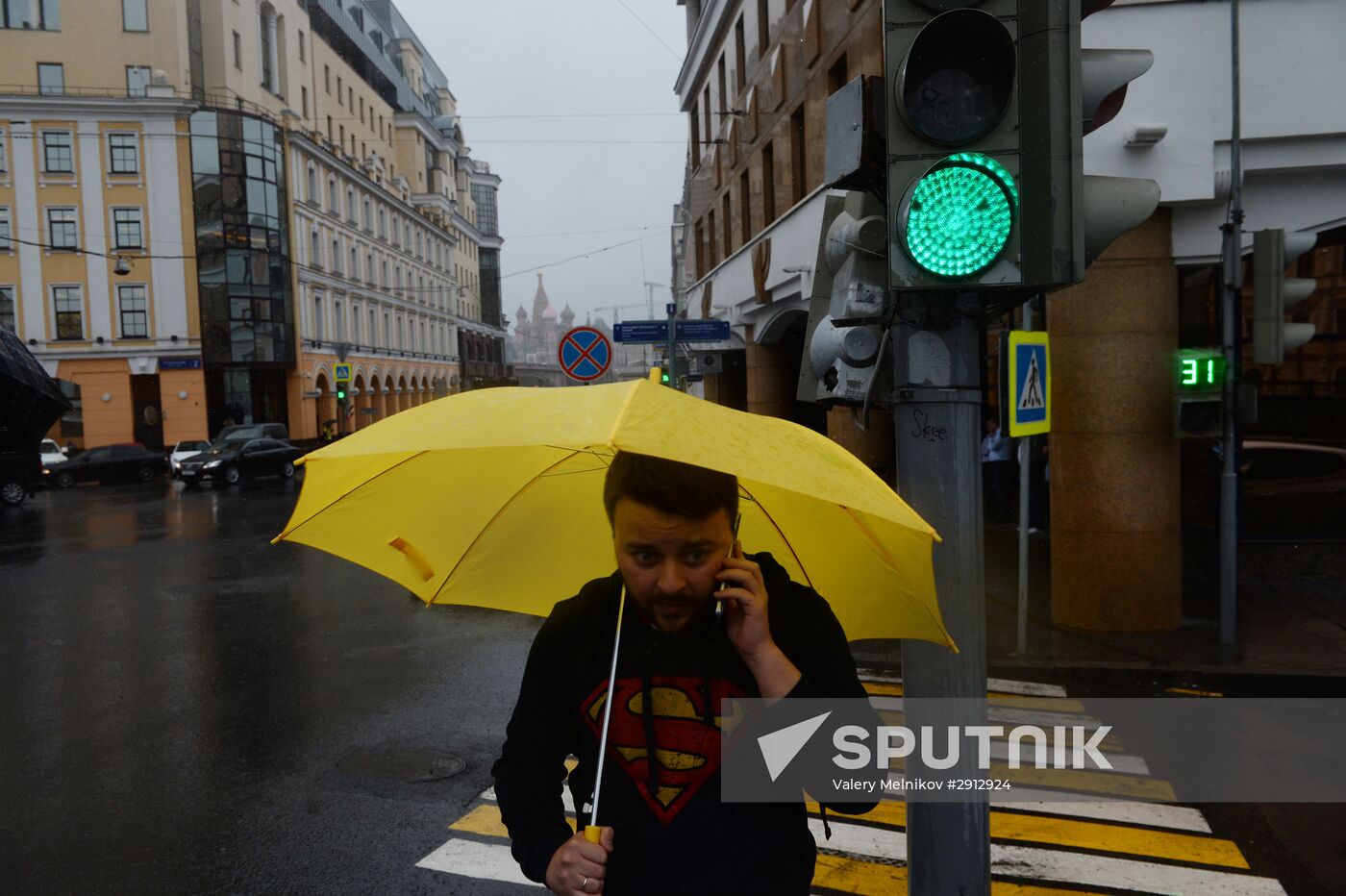 Rain in Moscow