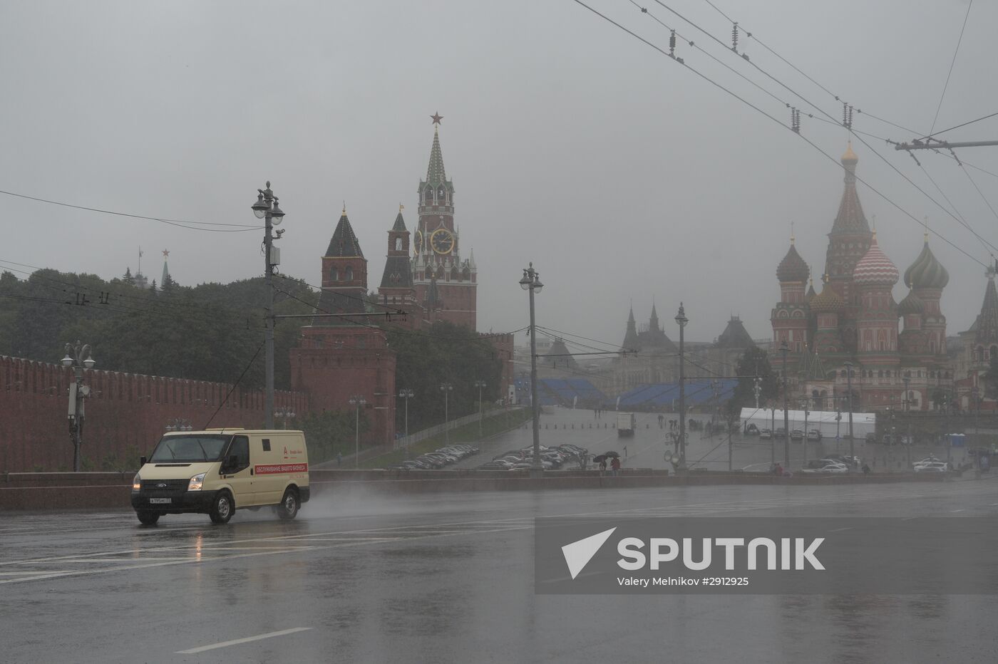 Rain in Moscow