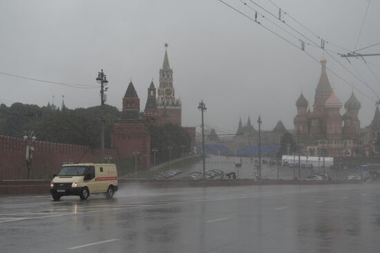 Rain in Moscow