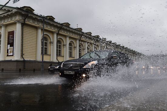 Rain in Moscow