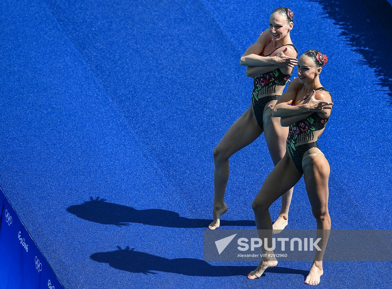 2016 Summer Olympics. Synchronized swimming duets. Technical routine