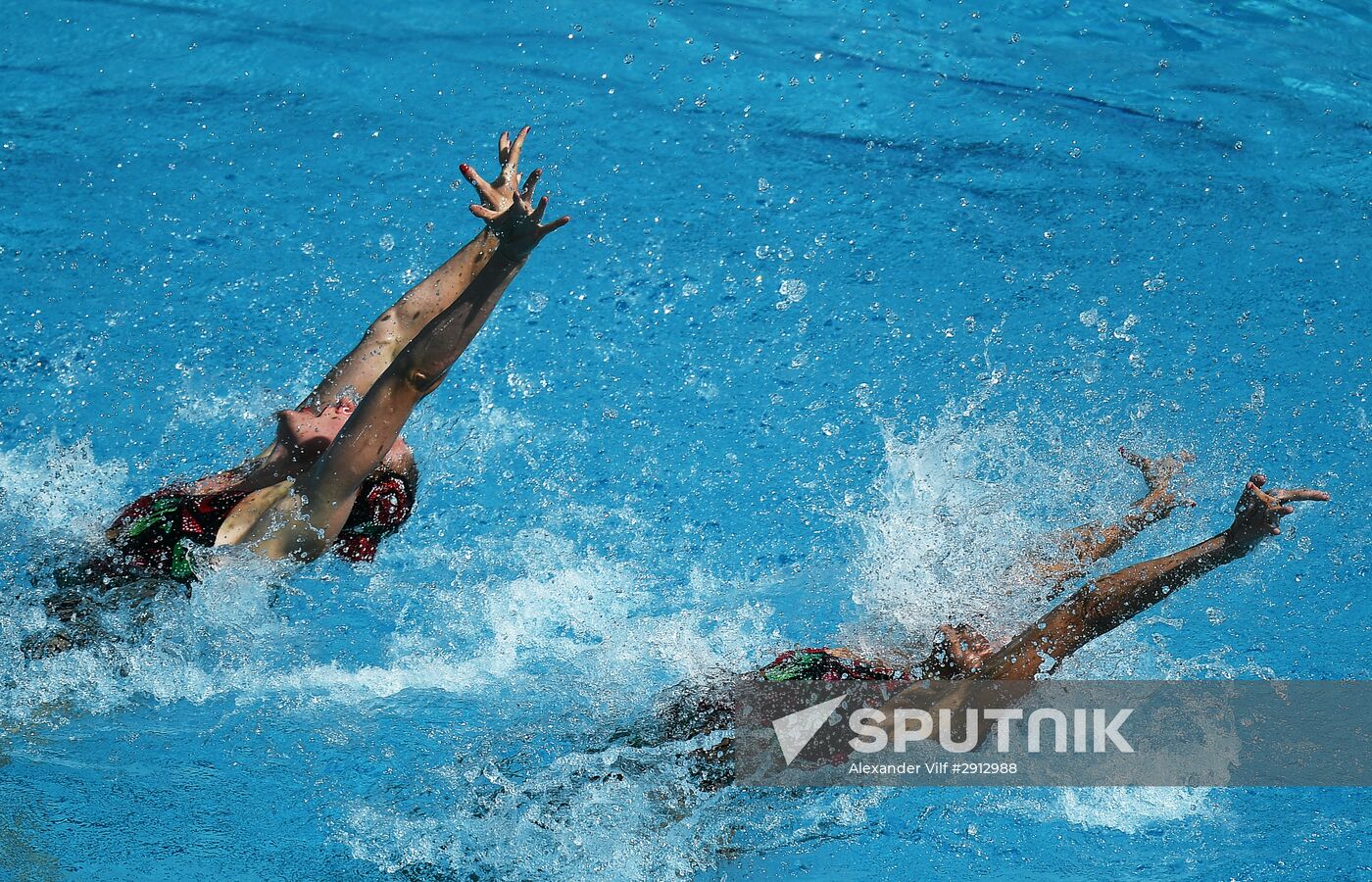2016 Summer Olympics. Synchronized swimming duets. Technical routine