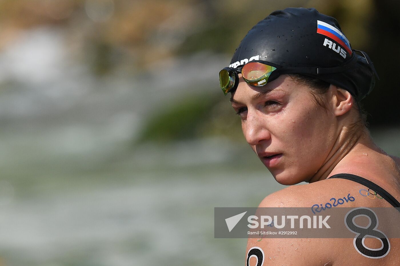 2016 Summer Olympics. Swimming. 10 km open water. Women