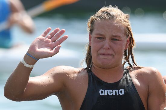 2016 Summer Olympics. Swimming. 10 km open water. Women
