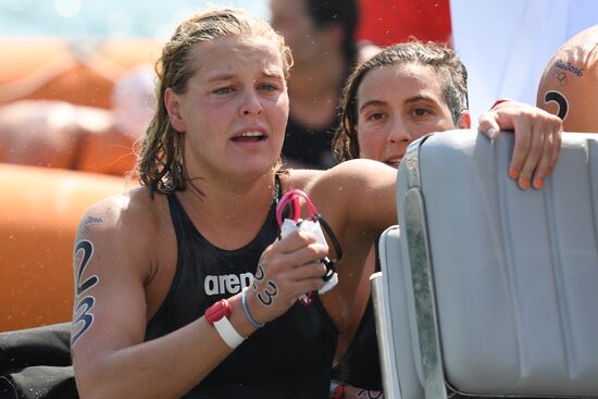 2016 Summer Olympics. Swimming. 10 km open water. Women