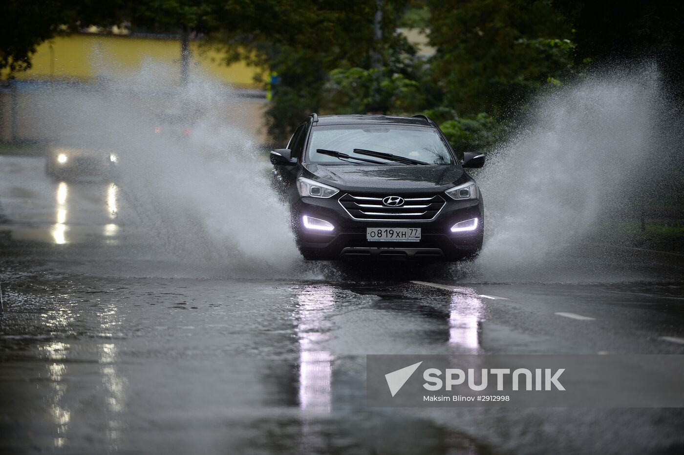 Rain in Moscow