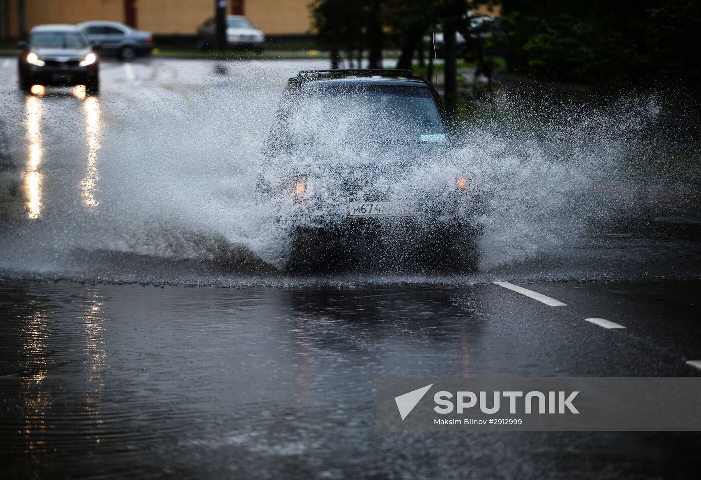 Rain in Moscow