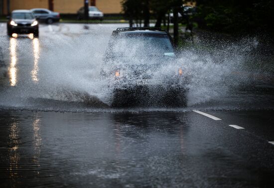 Rain in Moscow