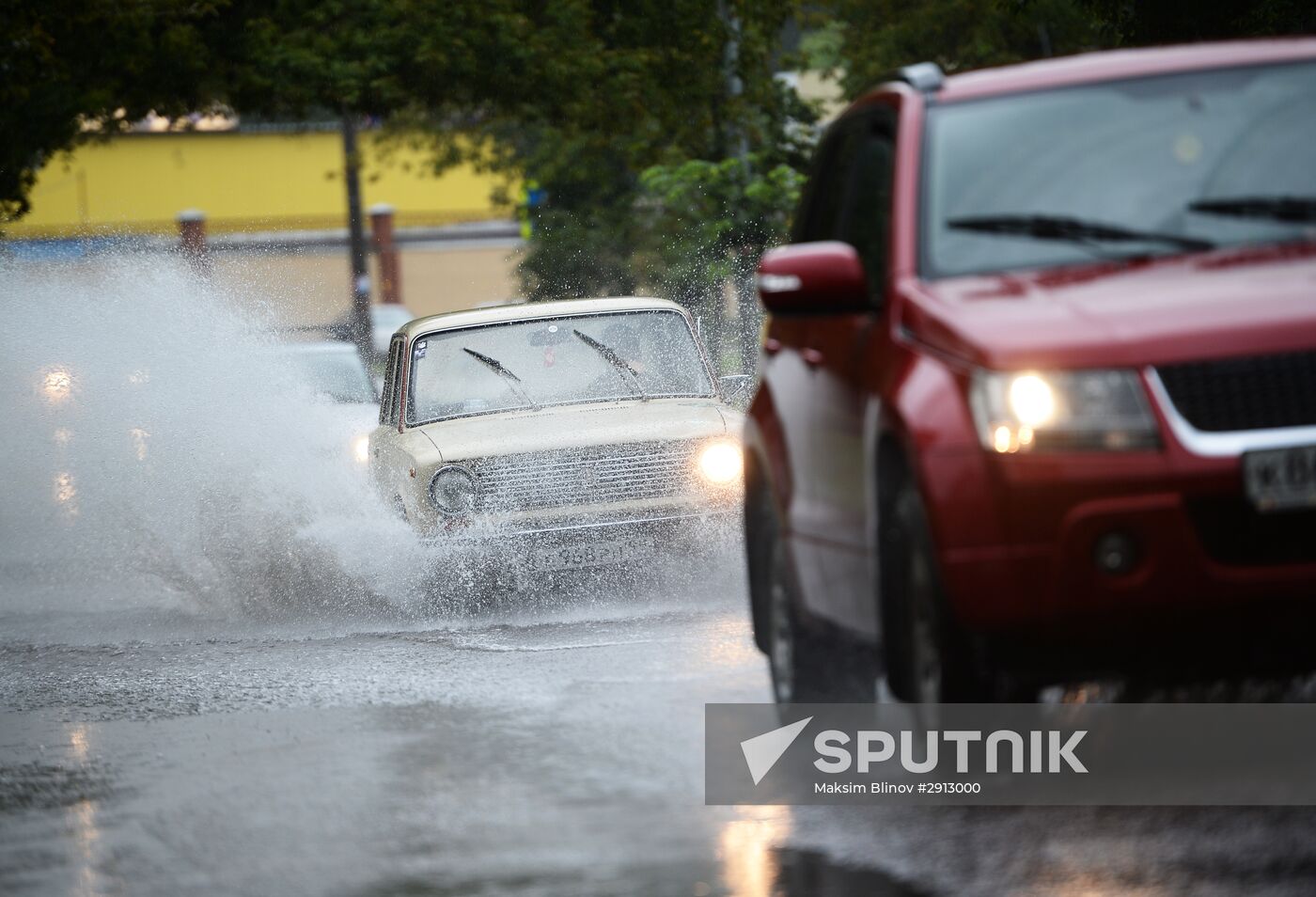 Rain in Moscow