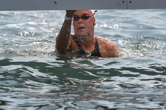 2016 Summer Olympics. Swimming. 10 km open water. Women
