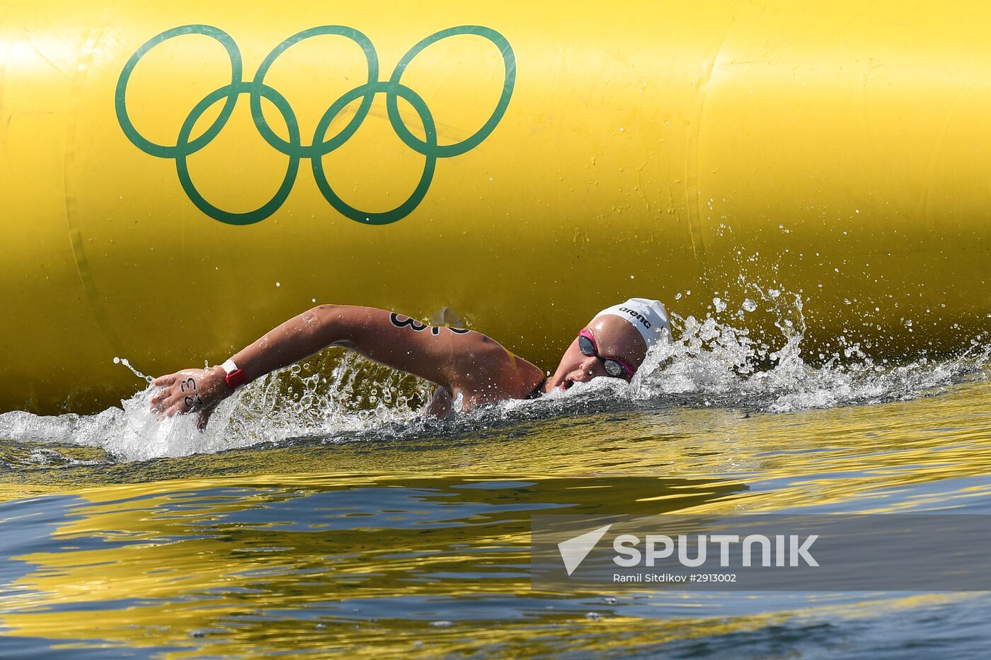 2016 Summer Olympics. Swimming. 10 km open water. Women