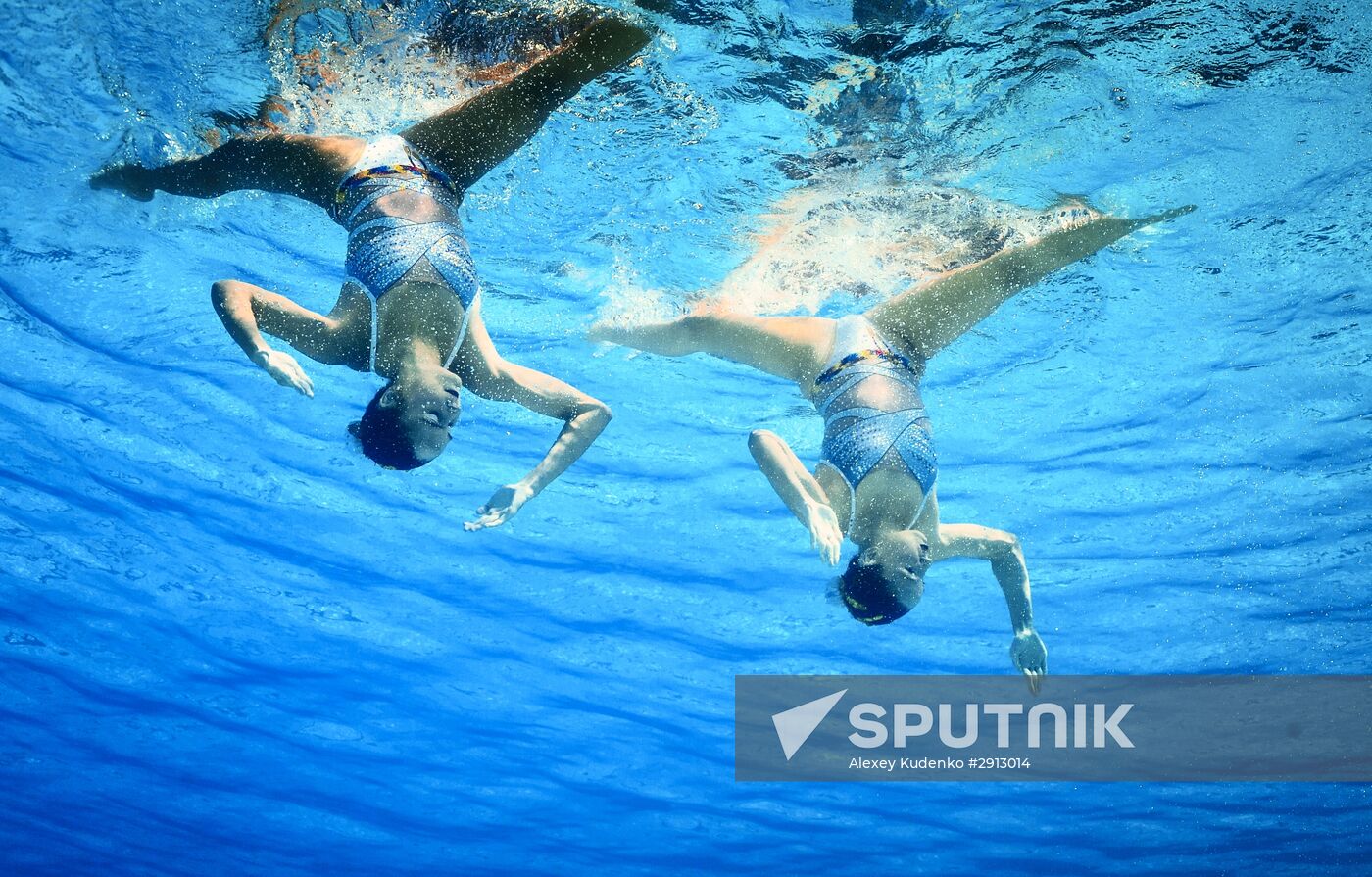 2016 Summer Olympics. Synchronized swimming duets. Technical routine
