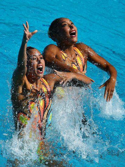 2016 Summer Olympics. Synchronized swimming duets. Technical routine