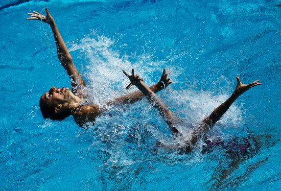 2016 Summer Olympics. Synchronized swimming duets. Technical routine