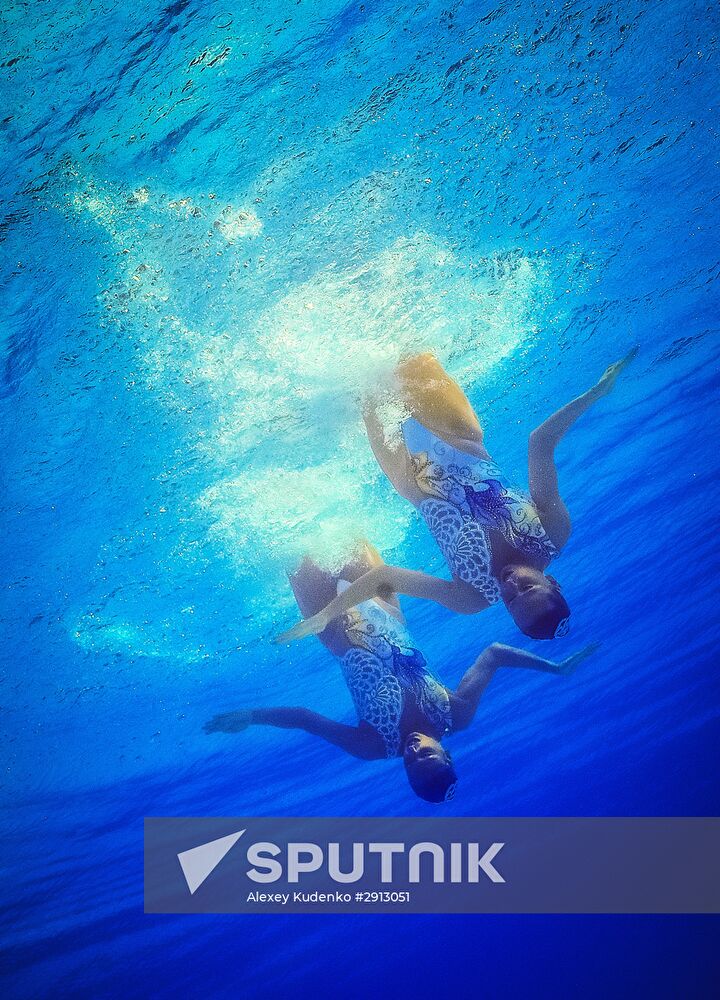2016 Summer Olympics. Synchronized swimming duets. Technical routine