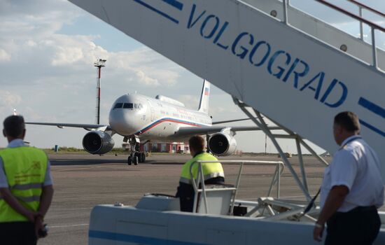 Presibdetn Putin's working visit to Volgograd