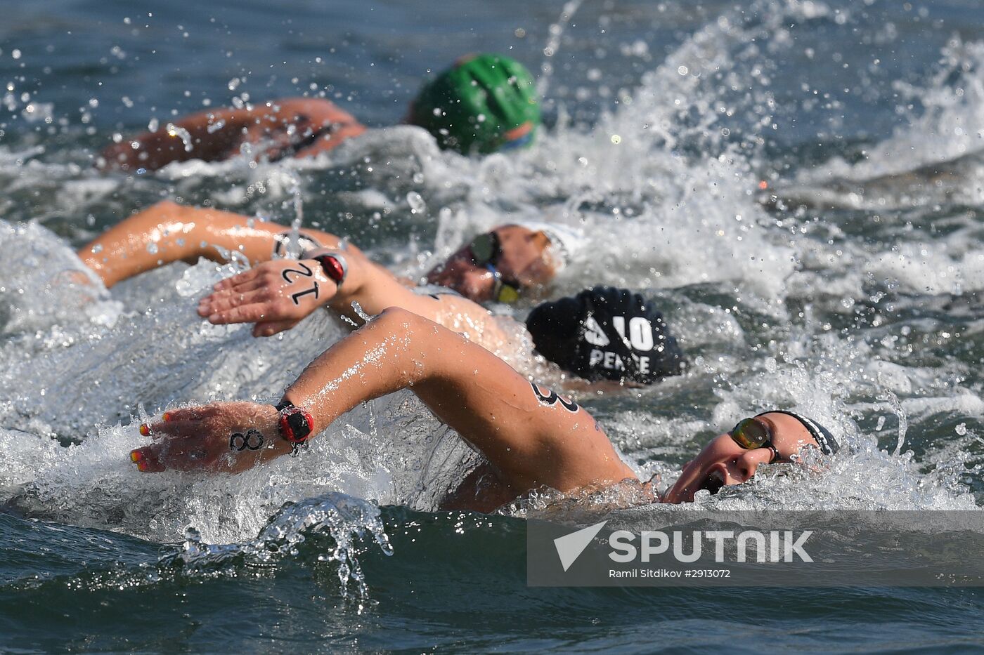 2016 Summer Olympics. Swimming. 10 km open water. Women