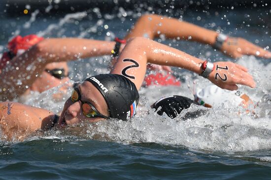 2016 Summer Olympics. Swimming. 10 km open water. Women