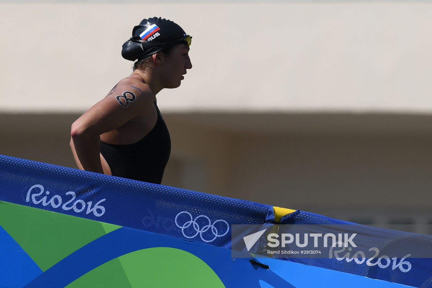 2016 Summer Olympics. Swimming. 10 km open water. Women