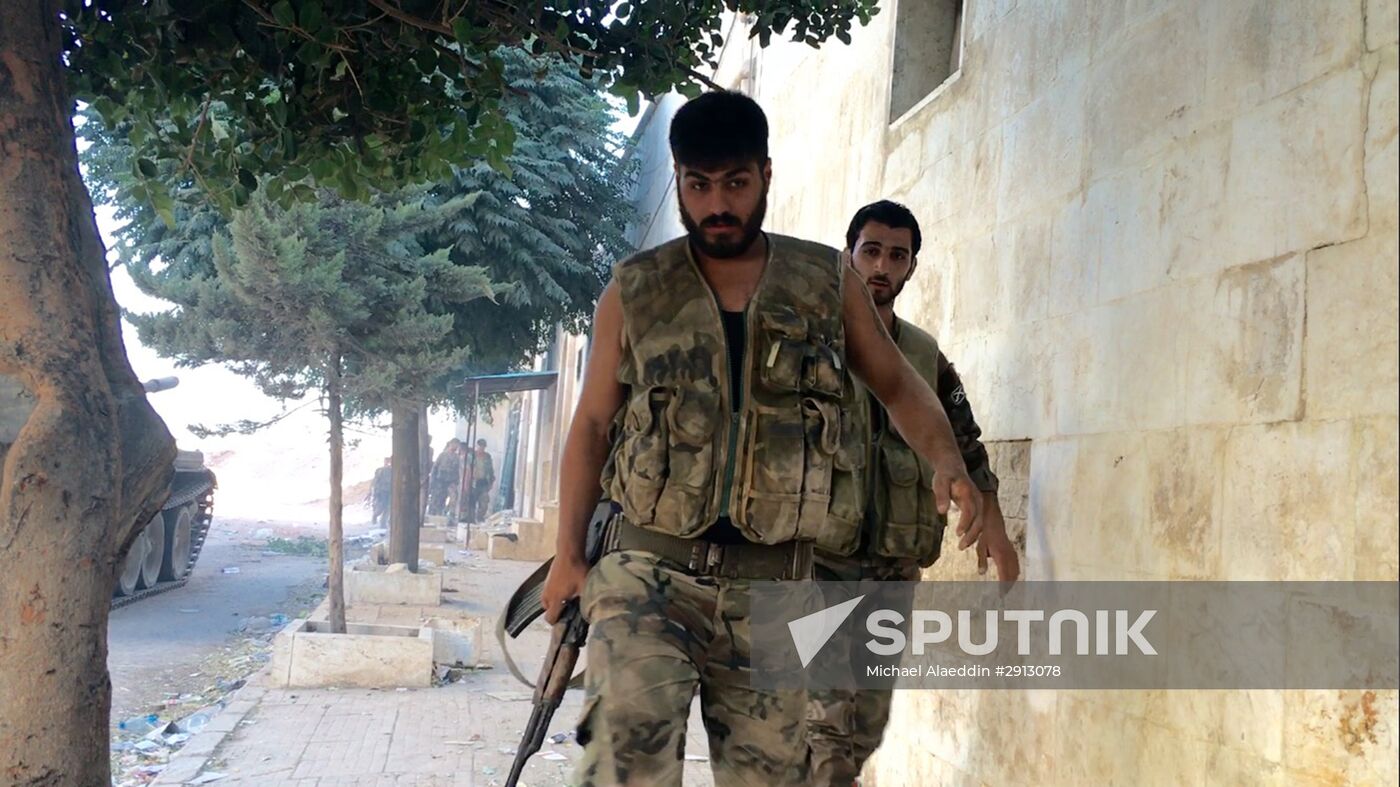 Syrian army's assault on southwest Aleppo