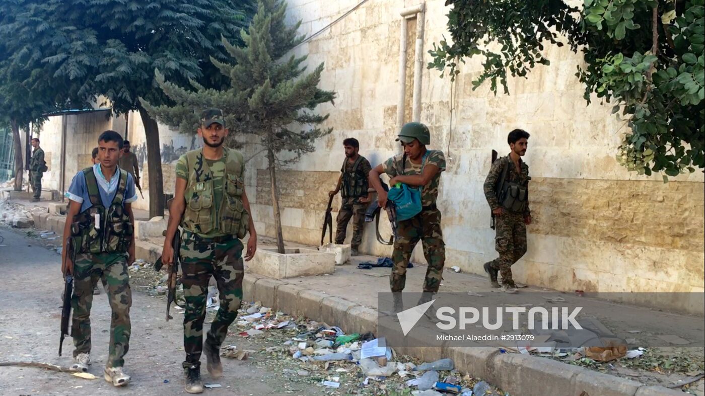 Syrian army's assault on southwest Aleppo