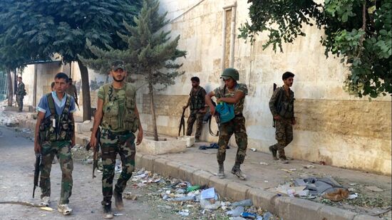 Syrian army's assault on southwest Aleppo