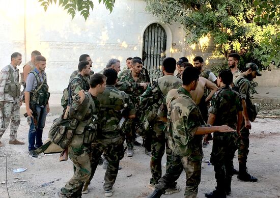 Syrian army's assault on southwest Aleppo