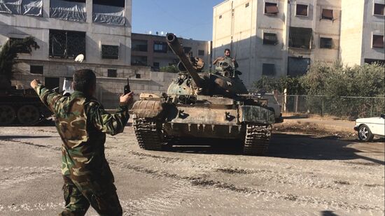 Syrian army's assault on southwest Aleppo