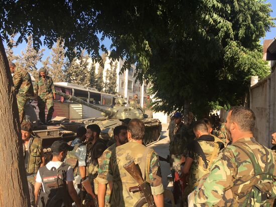 Syrian army's assault on southwest Aleppo