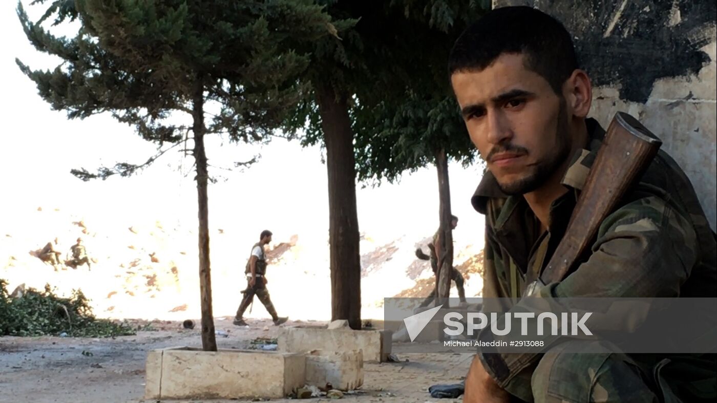 Syrian army's assault on southwest Aleppo