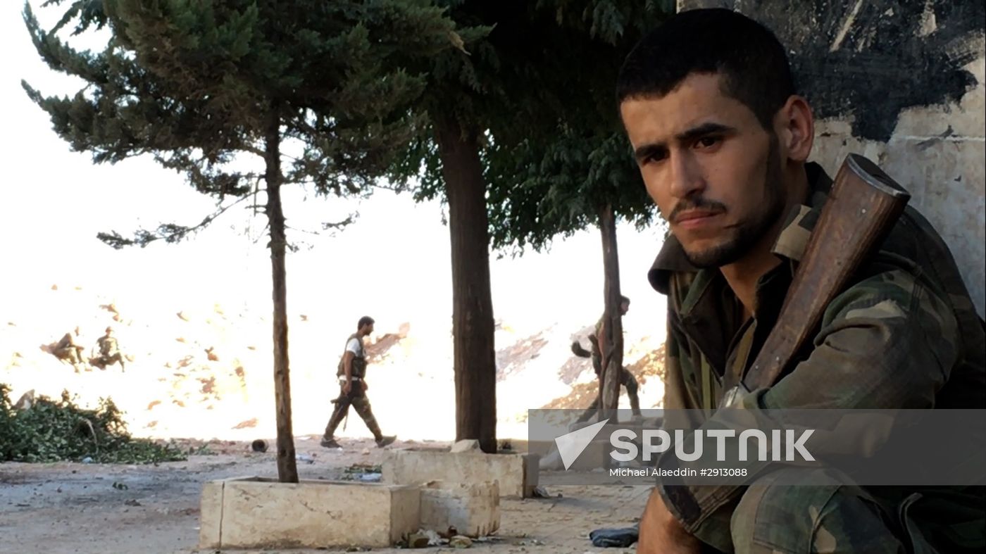 Syrian army's assault on southwest Aleppo