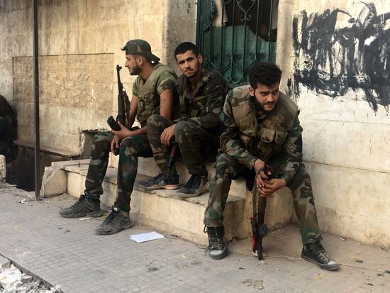 Syrian army's assault on southwest Aleppo